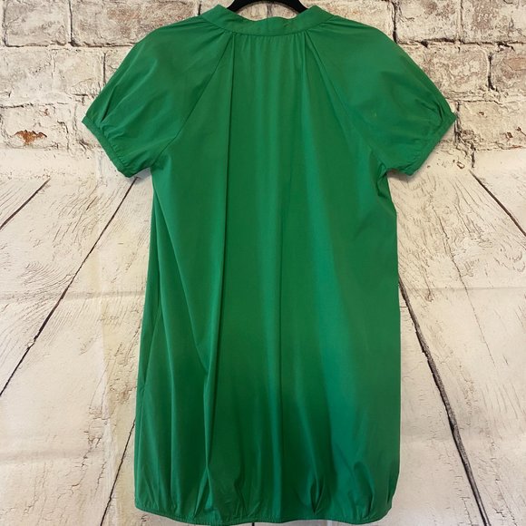 Zara Puffy Green Dress - Picture 2 of 9